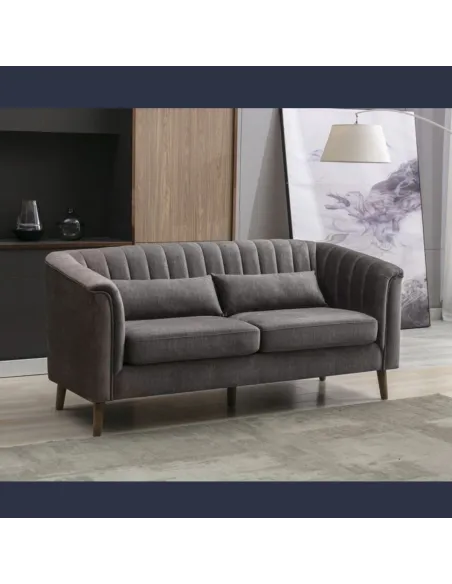 Dante 3 Seater Sofa - Graphite | Murphy Furniture