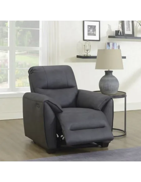 Ronan Power Recliner Armchair - Dark Grey | Murphy Furniture