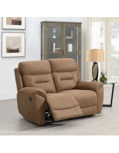 Claremont 2 Seater Recliner Sofa - Sand | Murphy Furniture