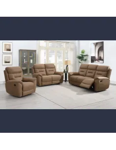 Claremont 2 Seater Recliner Sofa - Sand | Murphy Furniture 2