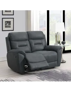 Claremont 2 Seater Recliner Sofa - Slate | Murphy Furniture