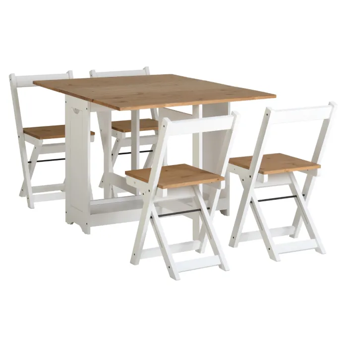 Santos Butterfly Dining Set (x4 Chairs) | Murphy Furniture