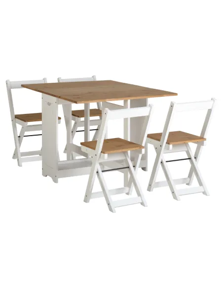 Santos Butterfly Dining Set (x4 Chairs) | Murphy Furniture