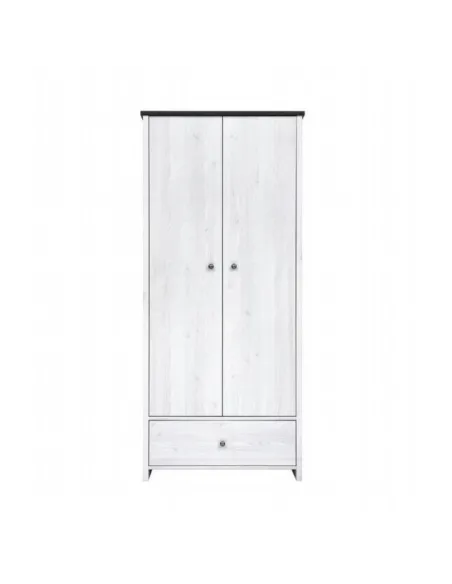 Hampshire 2 Door 1 Drawer Wardrobe - Lar | Murphy Furniture