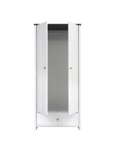 Hampshire 2 Door 1 Drawer Wardrobe - Lar | Murphy Furniture 2