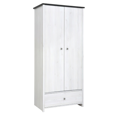 Hampshire 2 Door 1 Drawer Wardrobe - Lar | Murphy Furniture