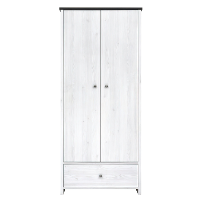 Hampshire 2 Door 1 Drawer Wardrobe - Lar | Murphy Furniture