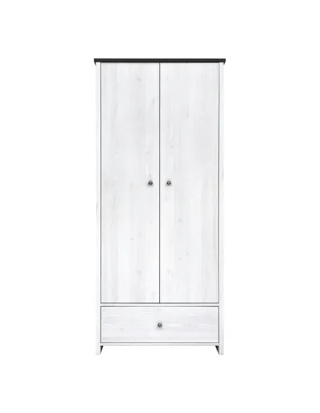 Hampshire 2 Door 1 Drawer Wardrobe - Lar | Murphy Furniture