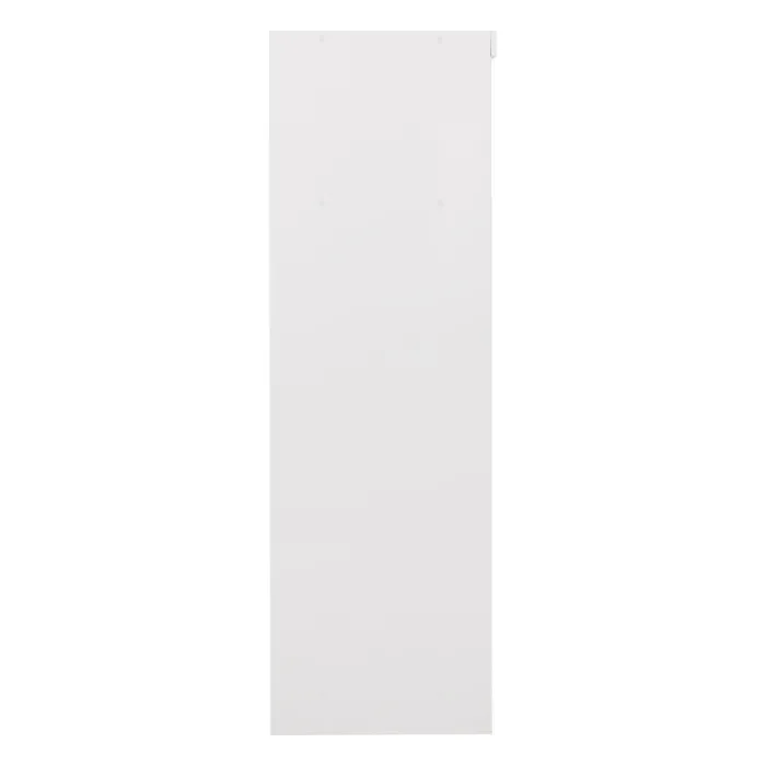 Nevada 3 Door Slider Wardrobe - White Gl | Murphy Furniture