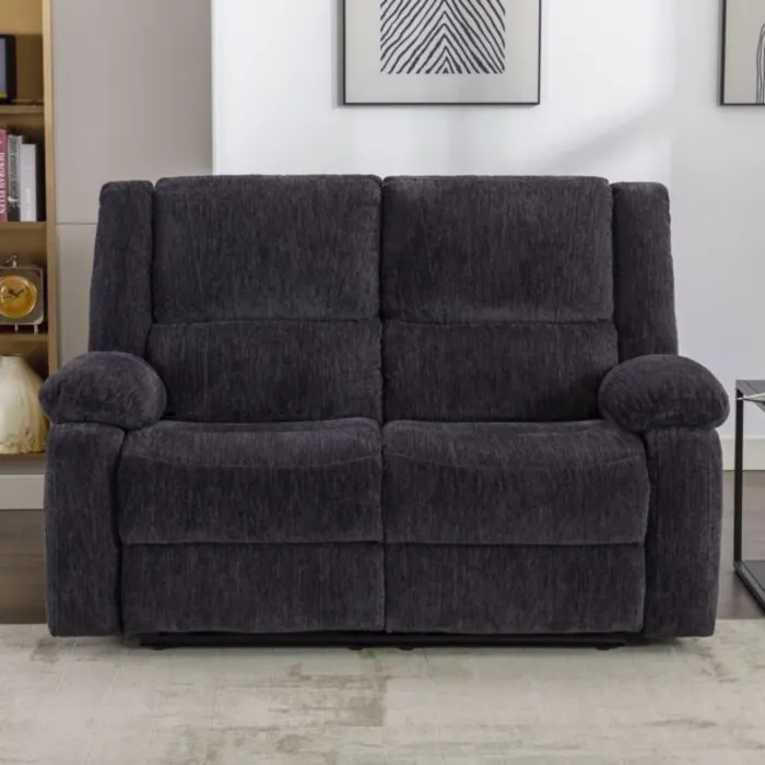Ellington 2 Seater Recliner Sofa - Charc | Murphy Furniture
