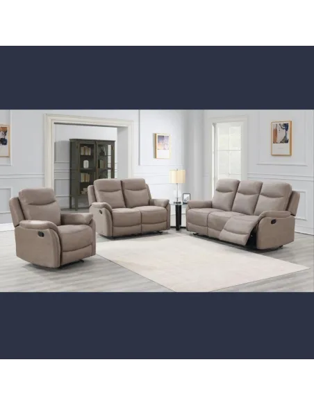 Reeves 2 Seater Manual Recliner Sofa - S | Murphy Furniture