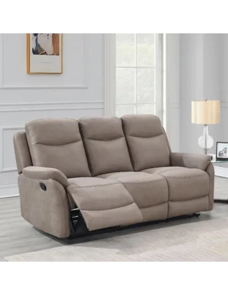 Reeves 3 Seater Manual Recliner Sofa - S | Murphy Furniture