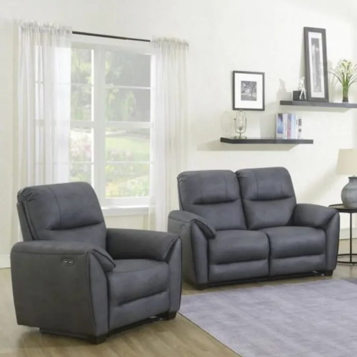 Ronan Power Recliner Armchair - Dark Grey | Murphy Furniture