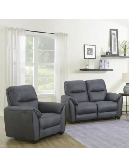 Ronan Power Recliner Armchair - Dark Grey | Murphy Furniture