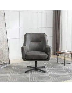 Modella Swivel Chair - Charcoal | Murphy Furniture 2