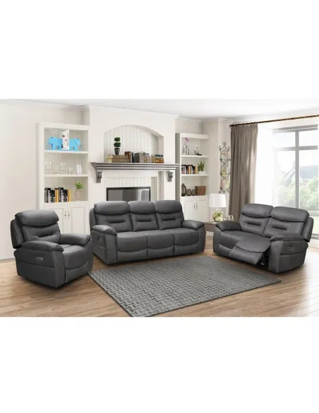 Frankie Power Recliner Armchair - Grey | Murphy Furniture