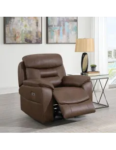 Frankie Power Recliner Armchair - Chestn | Murphy Furniture