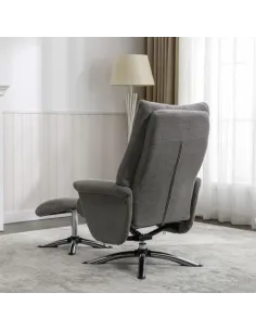 Stoke Recliner Chair & Ottoman - Light G | Murphy Furniture 2
