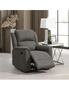 Campbell Recliner Armchair - Grey | Murphy Furniture