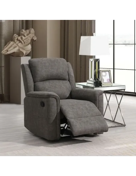 Campbell Recliner Armchair - Grey | Murphy Furniture