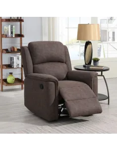 Campbell Recliner Armchair - Brown | Murphy Furniture