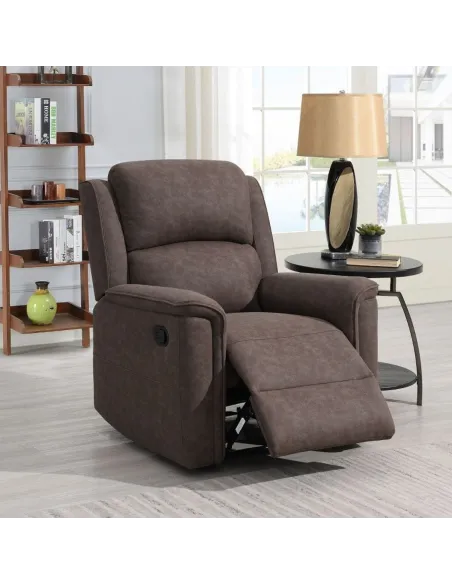 Campbell Recliner Armchair - Brown | Murphy Furniture