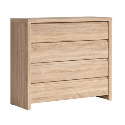 Lincoln 4 Drawer Chest - Sonoma Oak | Murphy Furniture