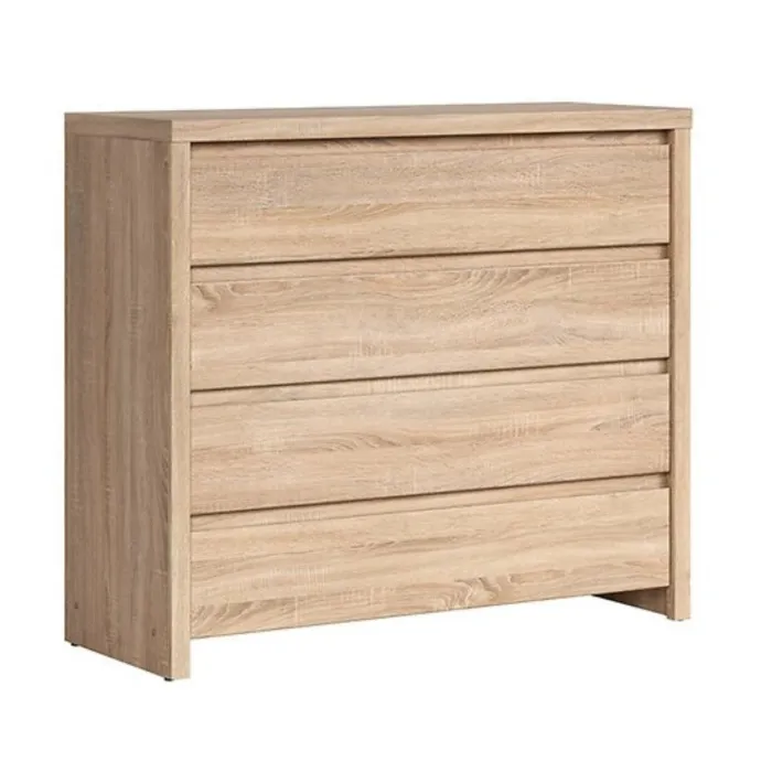 Lincoln 4 Drawer Chest - Sonoma Oak | Murphy Furniture