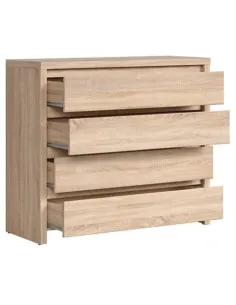 Lincoln 4 Drawer Chest - Sonoma Oak | Murphy Furniture 2