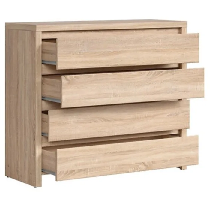 Lincoln 4 Drawer Chest - Sonoma Oak | Murphy Furniture