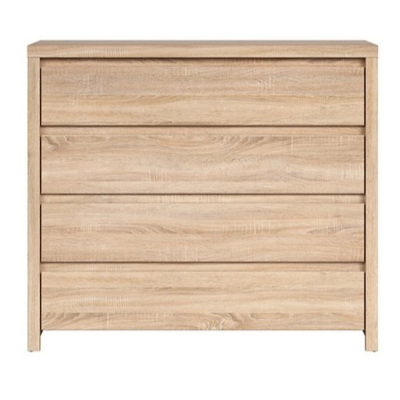 Lincoln 4 Drawer Chest - Sonoma Oak | Murphy Furniture