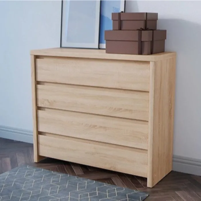 Lincoln 4 Drawer Chest - Sonoma Oak | Murphy Furniture