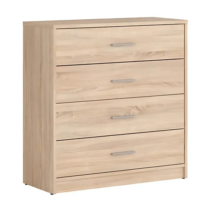 Devon 4 Drawer Chest - Sonoma Oak | Murphy Furniture
