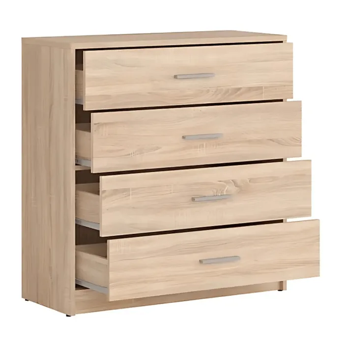 Devon 4 Drawer Chest - Sonoma Oak | Murphy Furniture