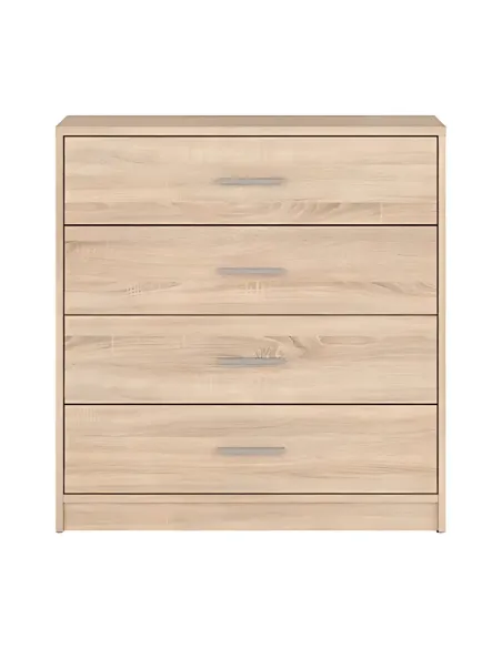 Devon 4 Drawer Chest - Sonoma Oak | Murphy Furniture