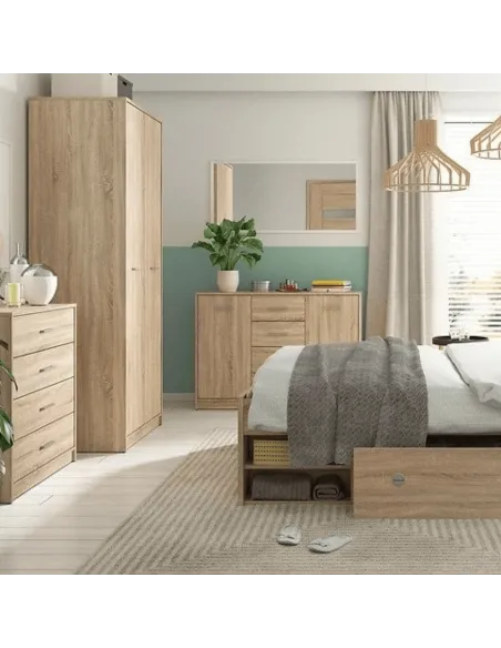 Devon 4 Drawer Chest - Sonoma Oak | Murphy Furniture