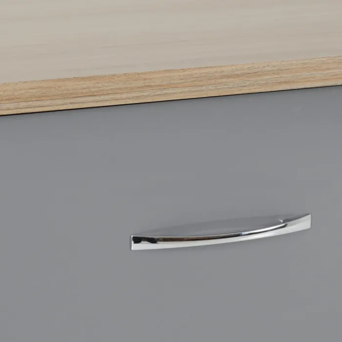 Nevada 6 Drawer Chest - Grey Gloss/Light | Murphy Furniture