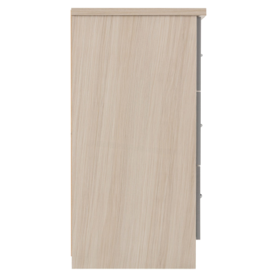 Nevada 6 Drawer Chest - Grey Gloss/Light | Murphy Furniture