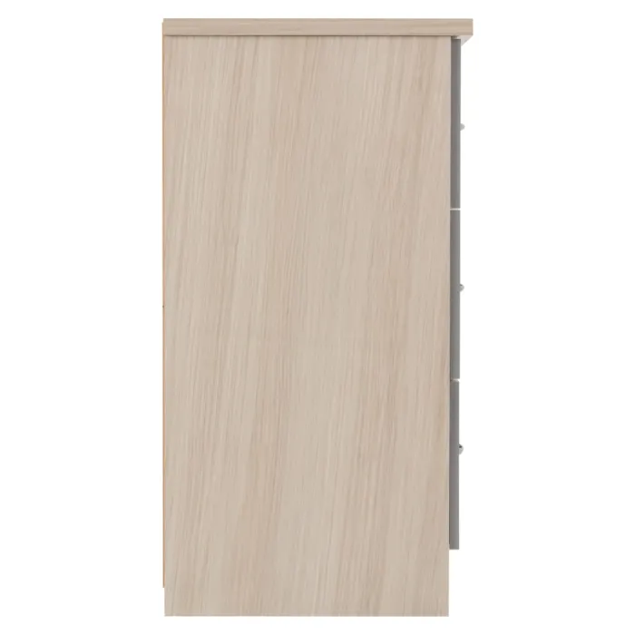 Nevada 6 Drawer Chest - Grey Gloss/Light | Murphy Furniture