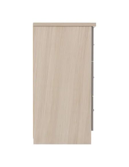 Nevada 6 Drawer Chest - Grey Gloss/Light | Murphy Furniture