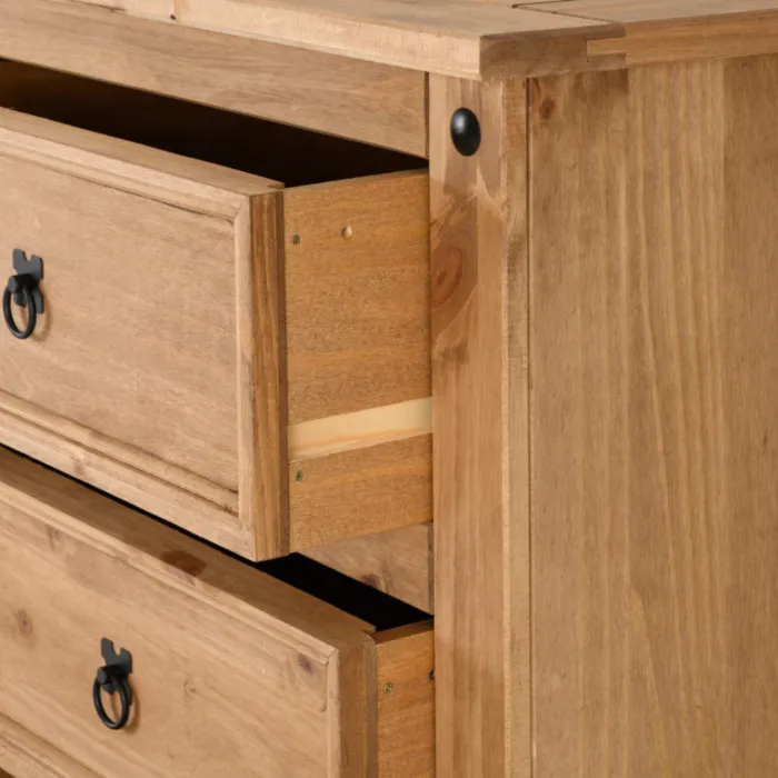 Corona 6 Drawer Chest - Distressed Waxed | Murphy Furniture