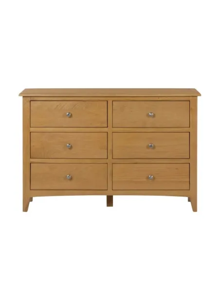 Kilkenny 6 Drawer Chest - Oak | Murphy Furniture