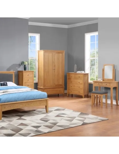 Kilkenny 6 Drawer Chest - Oak | Murphy Furniture