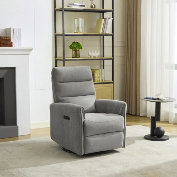 Starlene Swivel & Glide Chair - Light Gr | Murphy Furniture