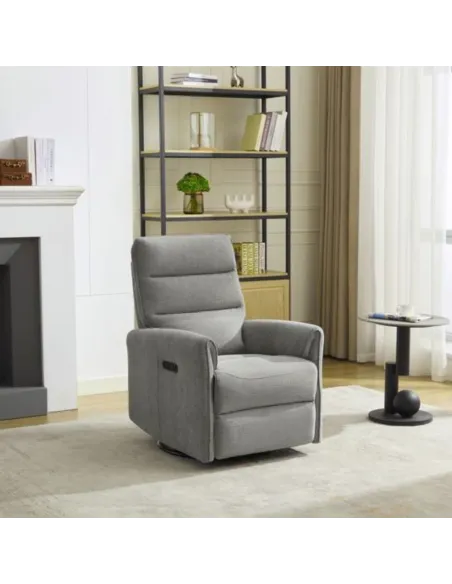 Starlene Swivel & Glide Chair - Light Gr | Murphy Furniture