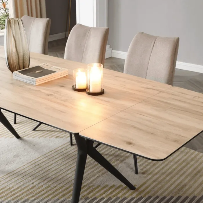 Kingston Extending Dining Table - Cerami | Murphy Furniture
