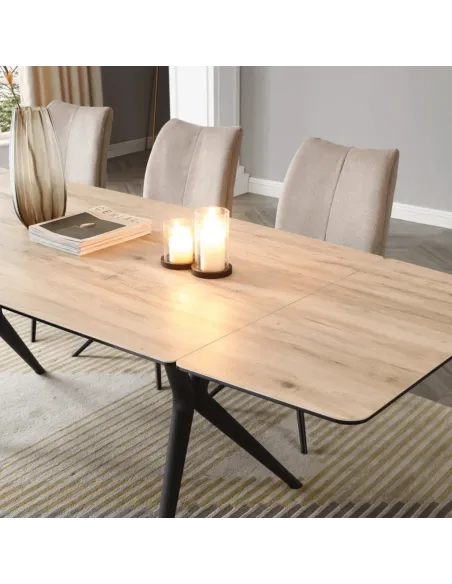 Kingston Extending Dining Table - Cerami | Murphy Furniture