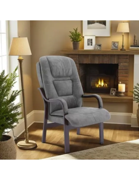 Sofia Orthopeadic Chair - Slate Grey | Murphy Furniture