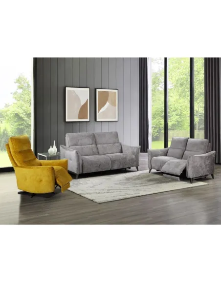 Sofia 3 Seater Sofa - Grey | Murphy Furniture