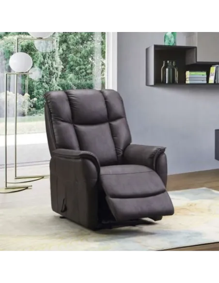 Afton Lift & Rise Armchair - Gunmetal | Murphy Furniture